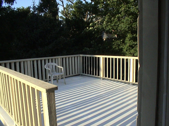 Newport RI Back Deck